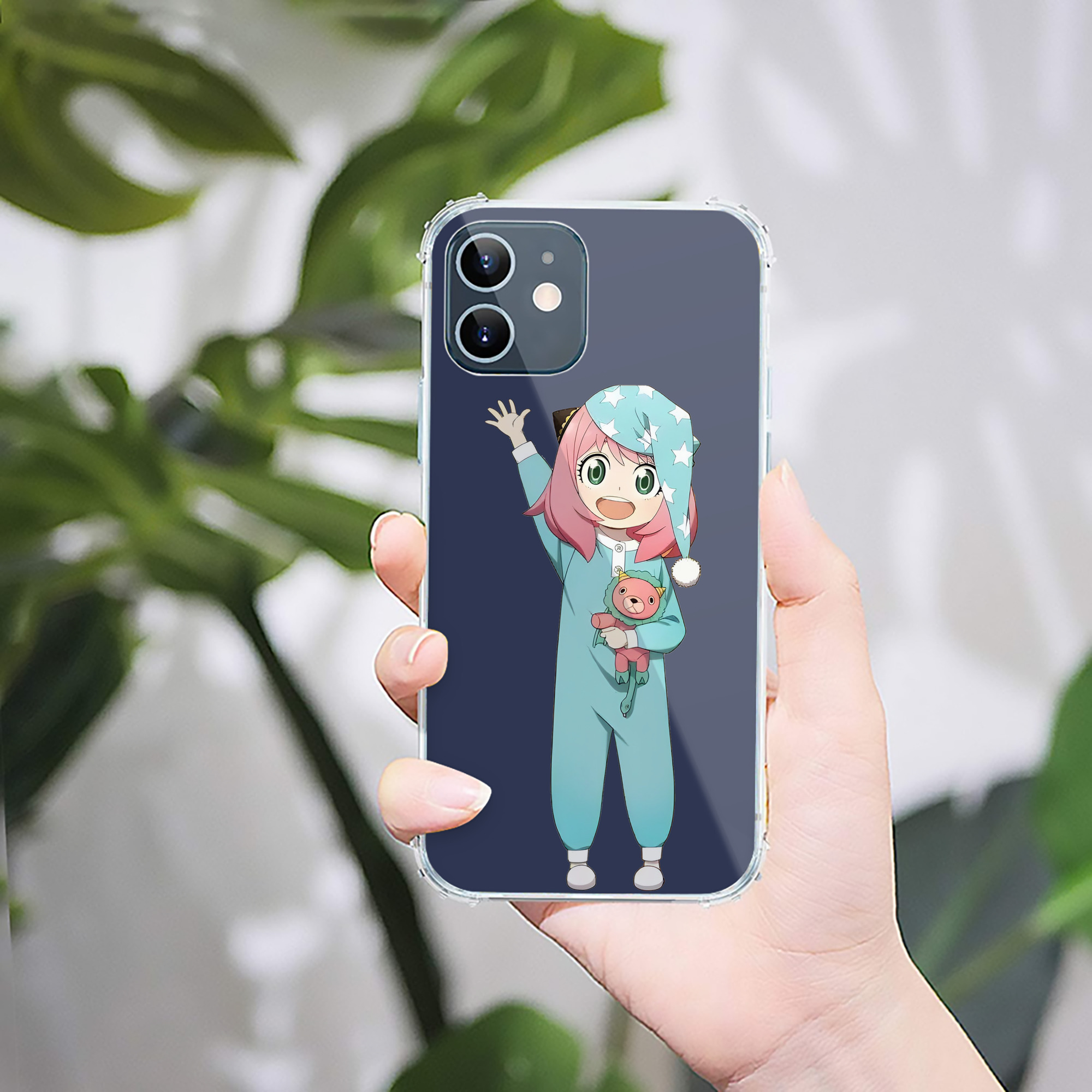 （画像用） SPY×FAMILY间谍家家酒 【iPhone 12シリーズ対応】透明スマホケース（クリアソフトケース）